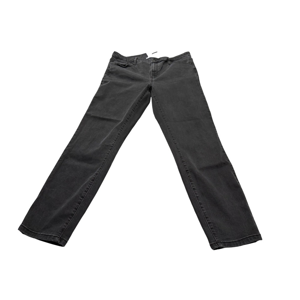 Buffalo David Bitton Mollie High Rise Stretch Skinny Jeans Black Womens 14/34